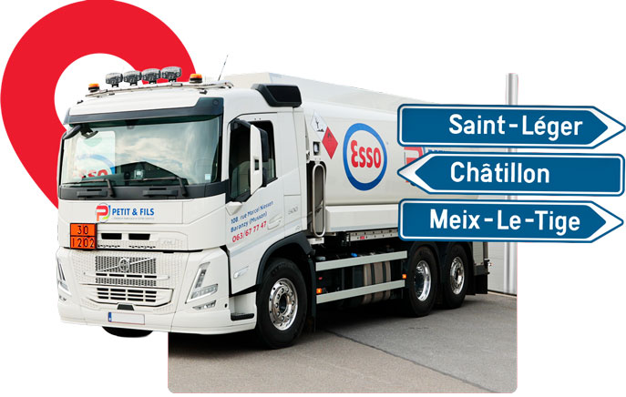 Camion mazout Saint-Léger